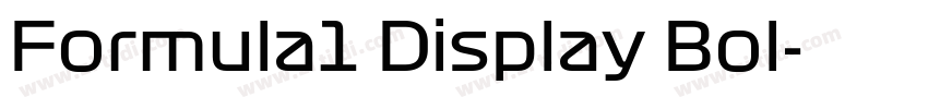 Formula1 Display Bol字体转换 Formula1 Display Bol字体转换